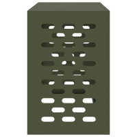 Produktbild för Täckning för Luftkonditionering Olivgrön 90 x 40 x 60 cm Stål