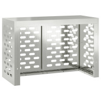 Produktbild för Täckning för Luftkonditionering Silver 90 x 40 x 60 cm