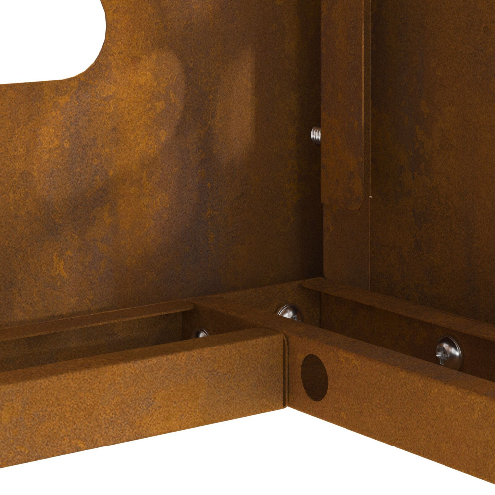 Produktbild för Täckning för Luftkonditionering Rostig 90 x 40 x 60 cm