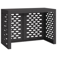 Produktbild för Täckning för Luftkonditionering Svart 100 x 50 x 70 cm Stål