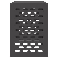 Produktbild för Täckning för Luftkonditionering Svart 100 x 50 x 70 cm Stål