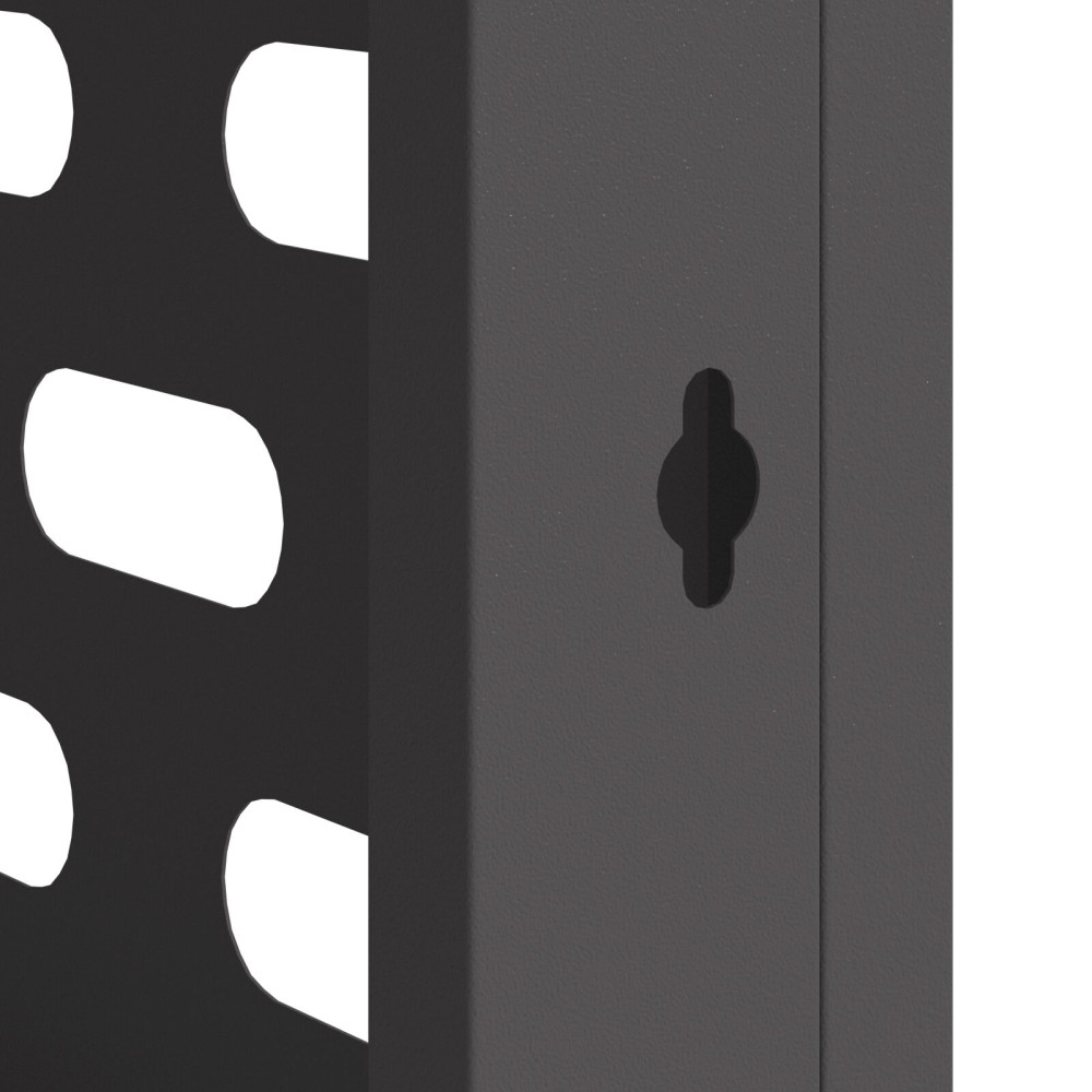 Produktbild för Täckning för Luftkonditionering Svart 100 x 50 x 70 cm Stål