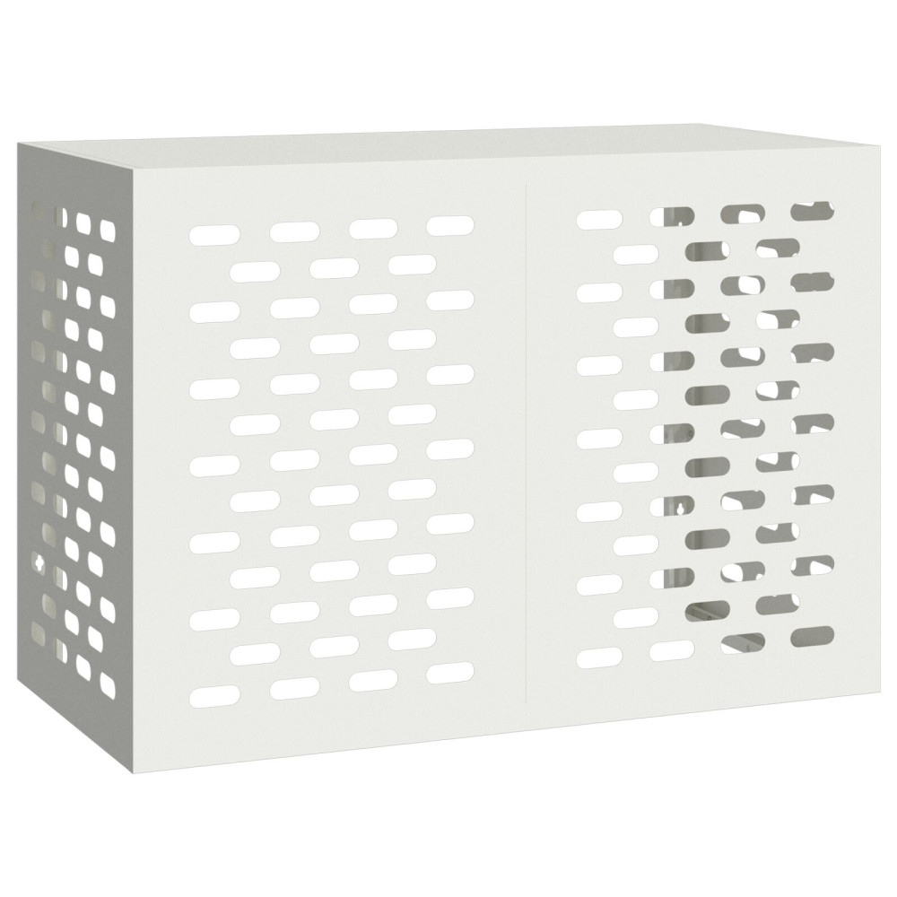 Produktbild för Täckning för Luftkonditionering Vit 100 x 50 x 70 cm Stål