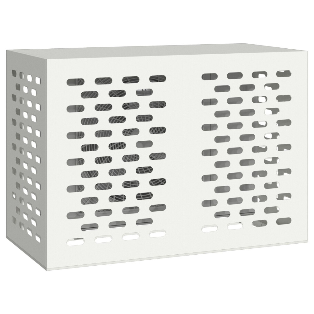Produktbild för Täckning för Luftkonditionering Vit 100 x 50 x 70 cm Stål