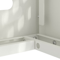 Produktbild för Täckning för Luftkonditionering Vit 100 x 50 x 70 cm Stål