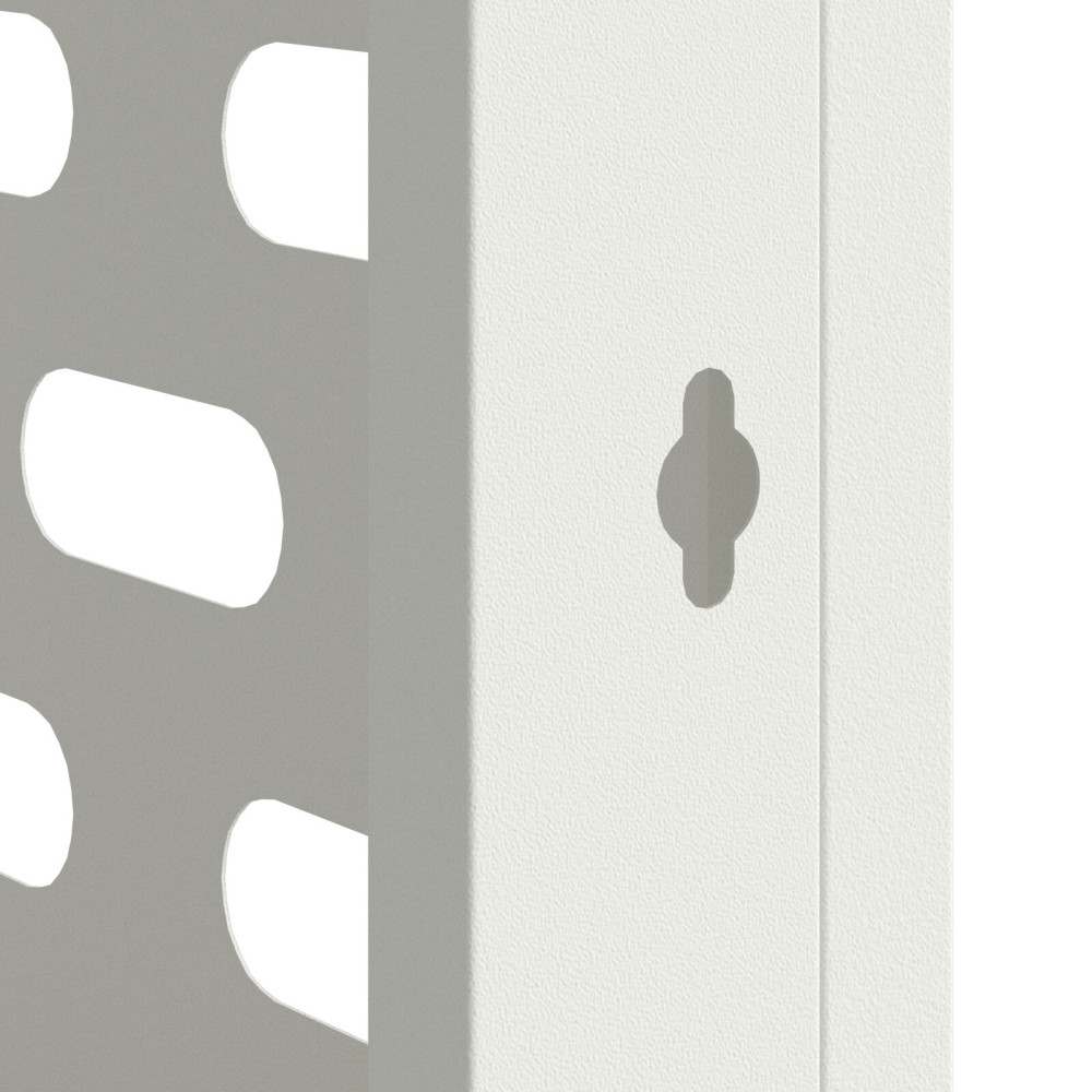 Produktbild för Täckning för Luftkonditionering Vit 100 x 50 x 70 cm Stål