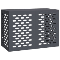 Produktbild för Täckning för Luftkonditionering Antracit 100 x 50 x 70 cm Stål