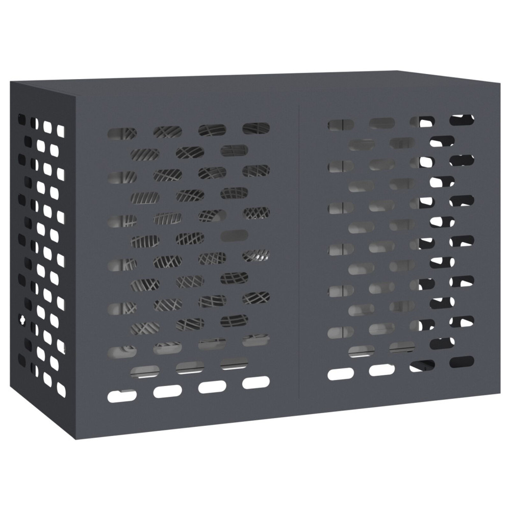 Produktbild för Täckning för Luftkonditionering Antracit 100 x 50 x 70 cm Stål
