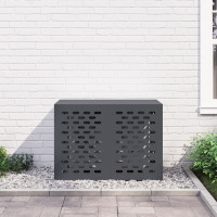 Produktbild för Täckning för Luftkonditionering Antracit 100 x 50 x 70 cm Stål