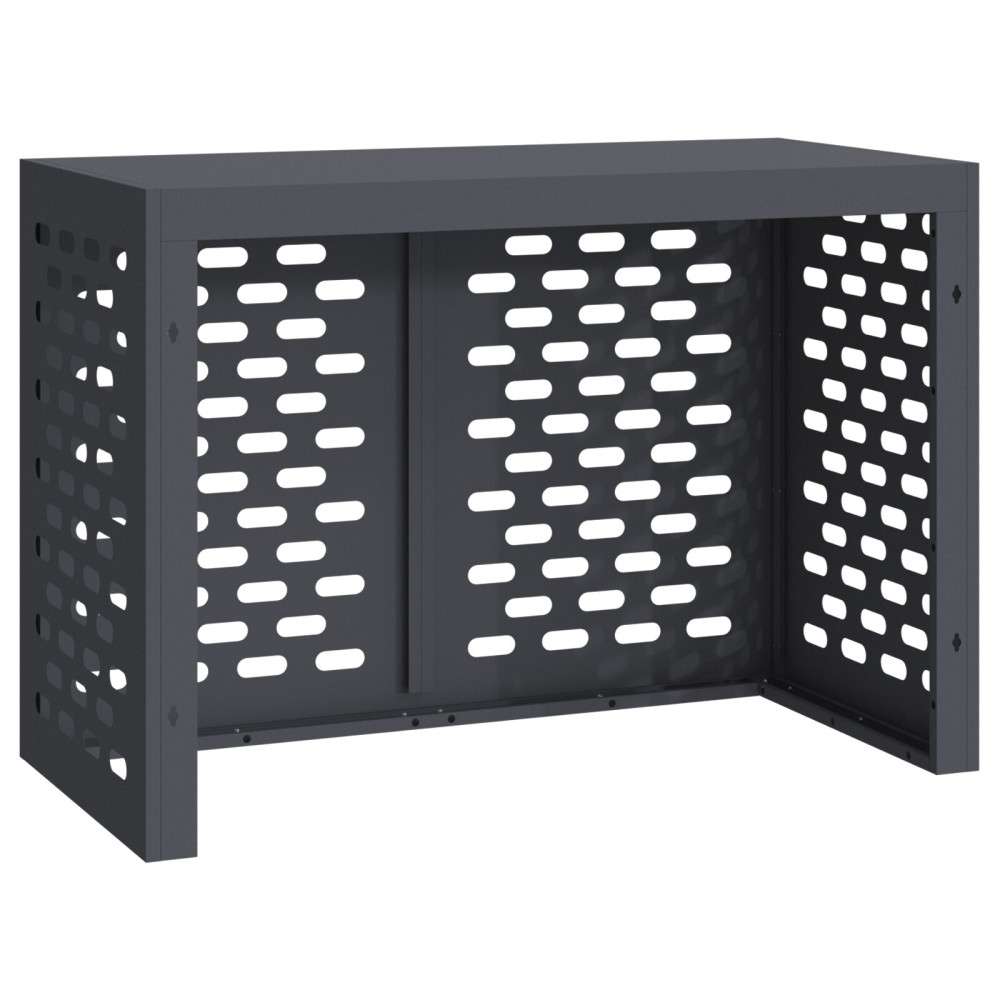 Produktbild för Täckning för Luftkonditionering Antracit 100 x 50 x 70 cm Stål