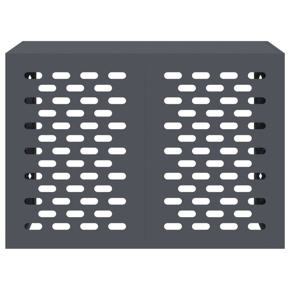 Produktbild för Täckning för Luftkonditionering Antracit 100 x 50 x 70 cm Stål