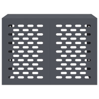 Produktbild för Täckning för Luftkonditionering Antracit 100 x 50 x 70 cm Stål