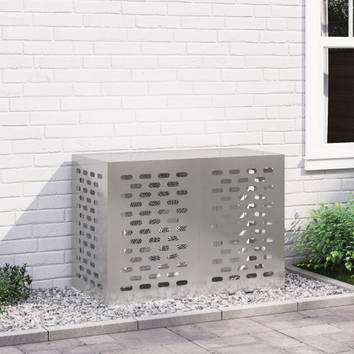 vidaXL Täckning för Luftkonditionering Silver 100 x 50 x 70 cm