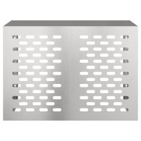 Produktbild för Täckning för Luftkonditionering Silver 100 x 50 x 70 cm