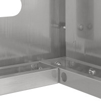 Produktbild för Täckning för Luftkonditionering Silver 100 x 50 x 70 cm