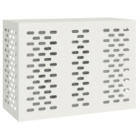 Produktbild för Täckning för Luftkonditionering Vit 110 x 50 x 80 cm Stål