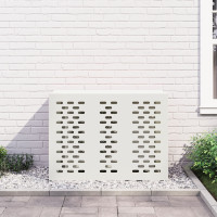 Produktbild för Täckning för Luftkonditionering Vit 110 x 50 x 80 cm Stål