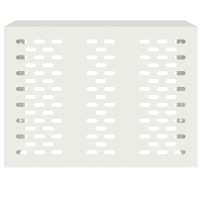 Produktbild för Täckning för Luftkonditionering Vit 110 x 50 x 80 cm Stål