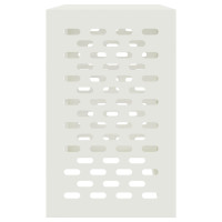 Produktbild för Täckning för Luftkonditionering Vit 110 x 50 x 80 cm Stål
