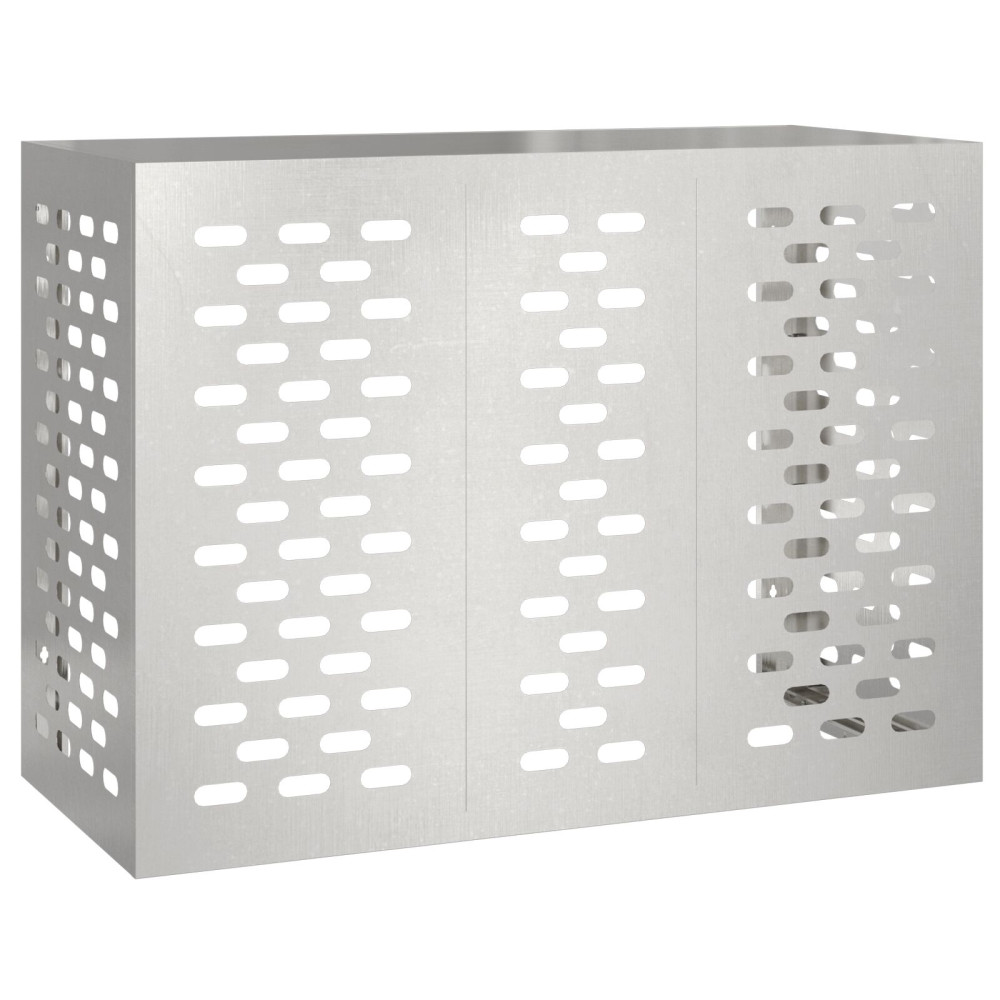 Produktbild för Täckning för Luftkonditionering Silver 110 x 50 x 80 cm