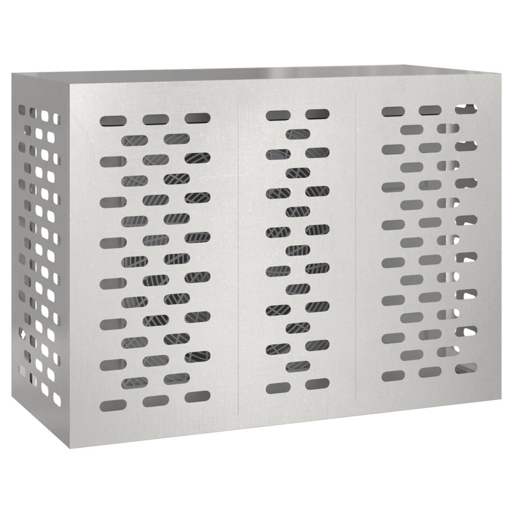 Produktbild för Täckning för Luftkonditionering Silver 110 x 50 x 80 cm