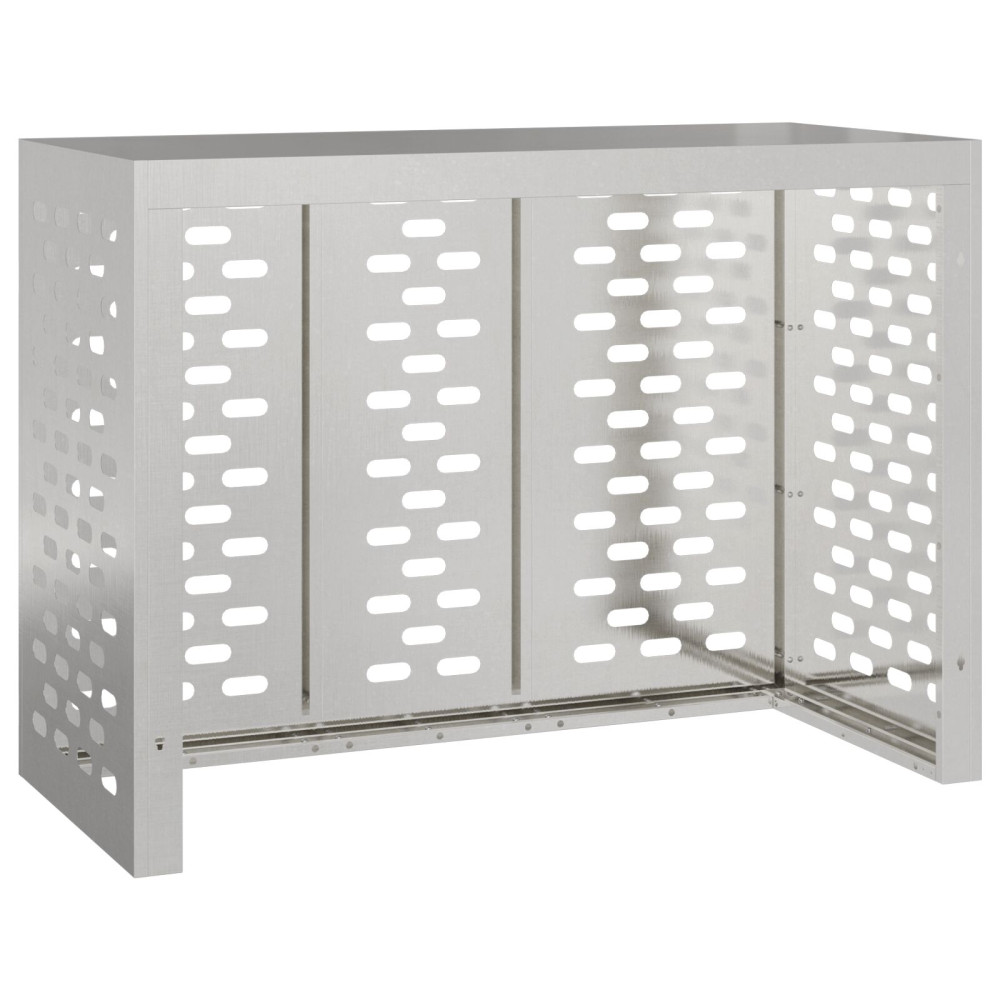 Produktbild för Täckning för Luftkonditionering Silver 110 x 50 x 80 cm