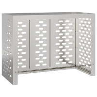 Produktbild för Täckning för Luftkonditionering Silver 110 x 50 x 80 cm