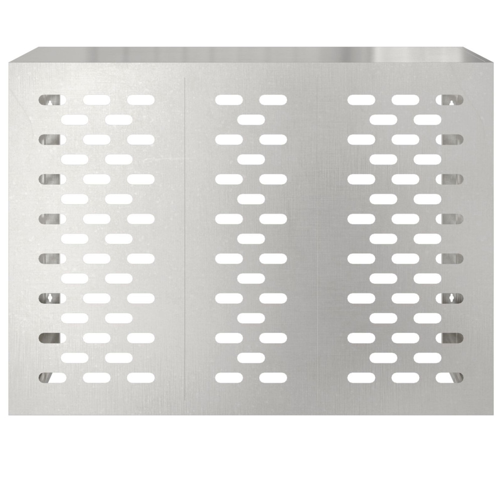 Produktbild för Täckning för Luftkonditionering Silver 110 x 50 x 80 cm
