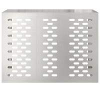 Produktbild för Täckning för Luftkonditionering Silver 110 x 50 x 80 cm