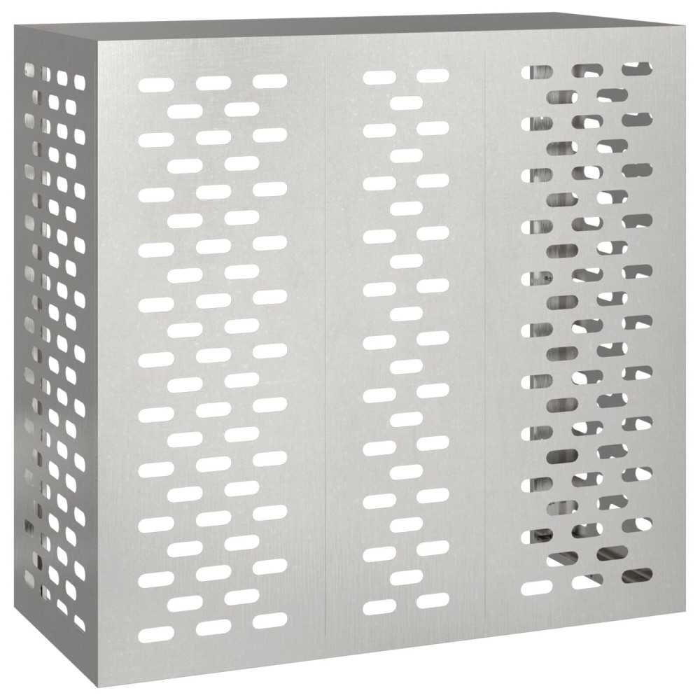 Produktbild för Täckning för Luftkonditionering Silver 110 x 50 x 105 cm