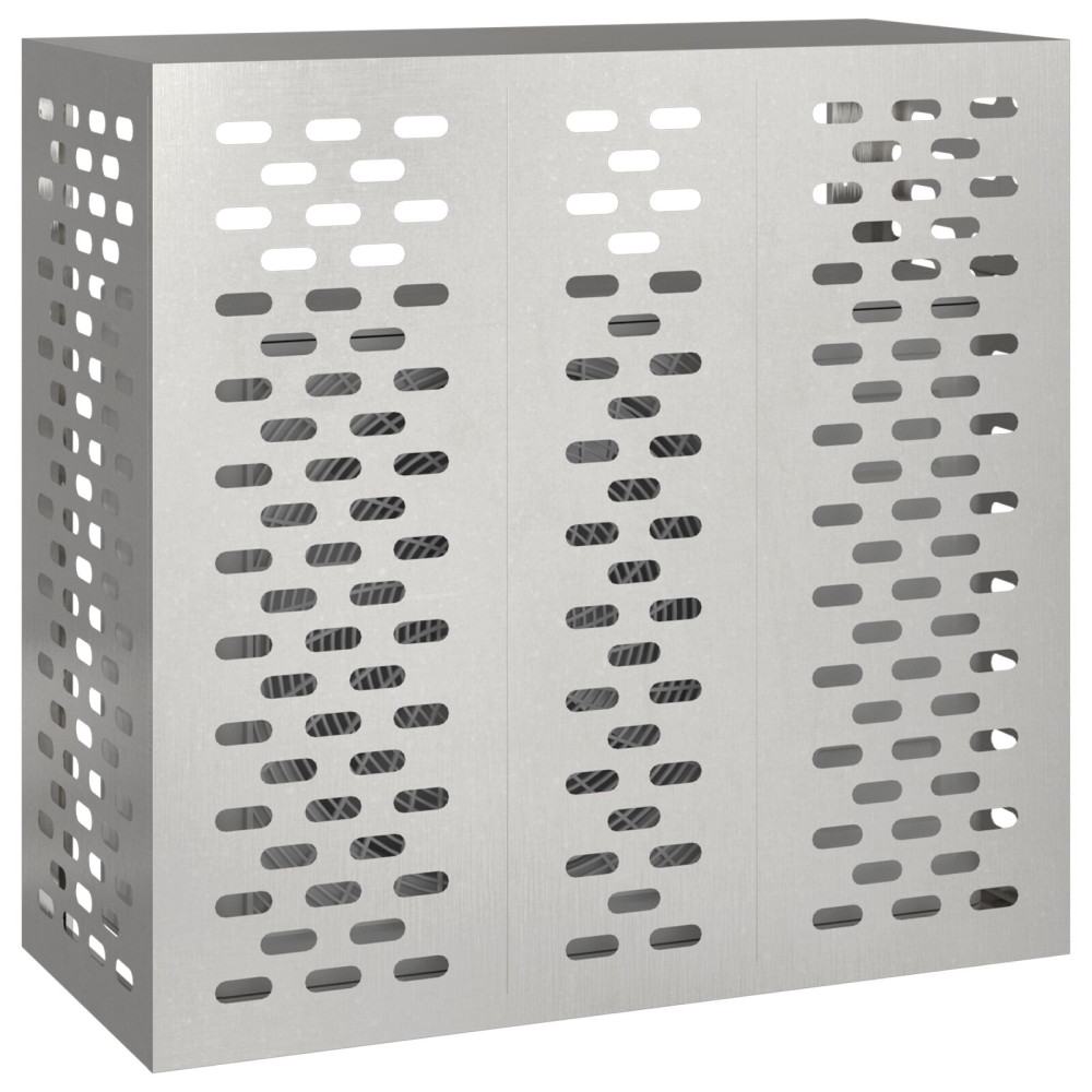 Produktbild för Täckning för Luftkonditionering Silver 110 x 50 x 105 cm