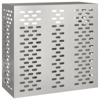 Produktbild för Täckning för Luftkonditionering Silver 110 x 50 x 105 cm