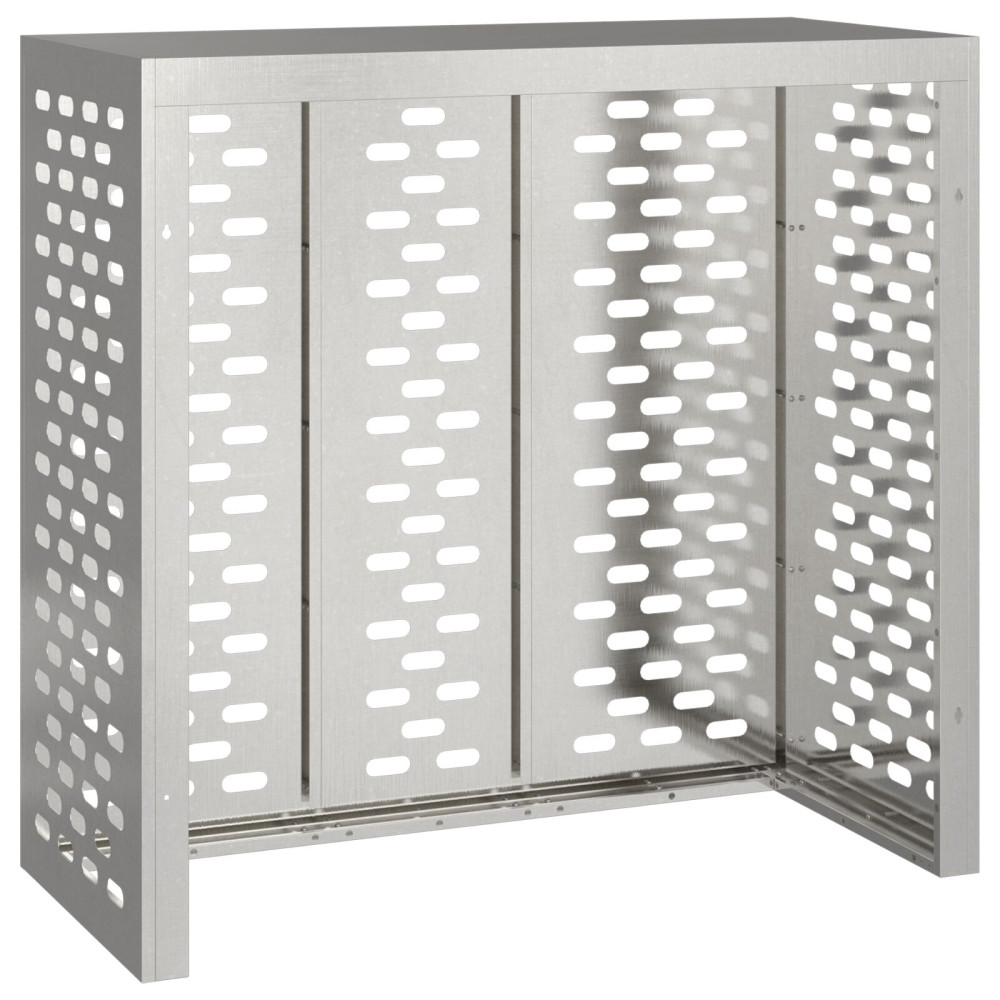 Produktbild för Täckning för Luftkonditionering Silver 110 x 50 x 105 cm