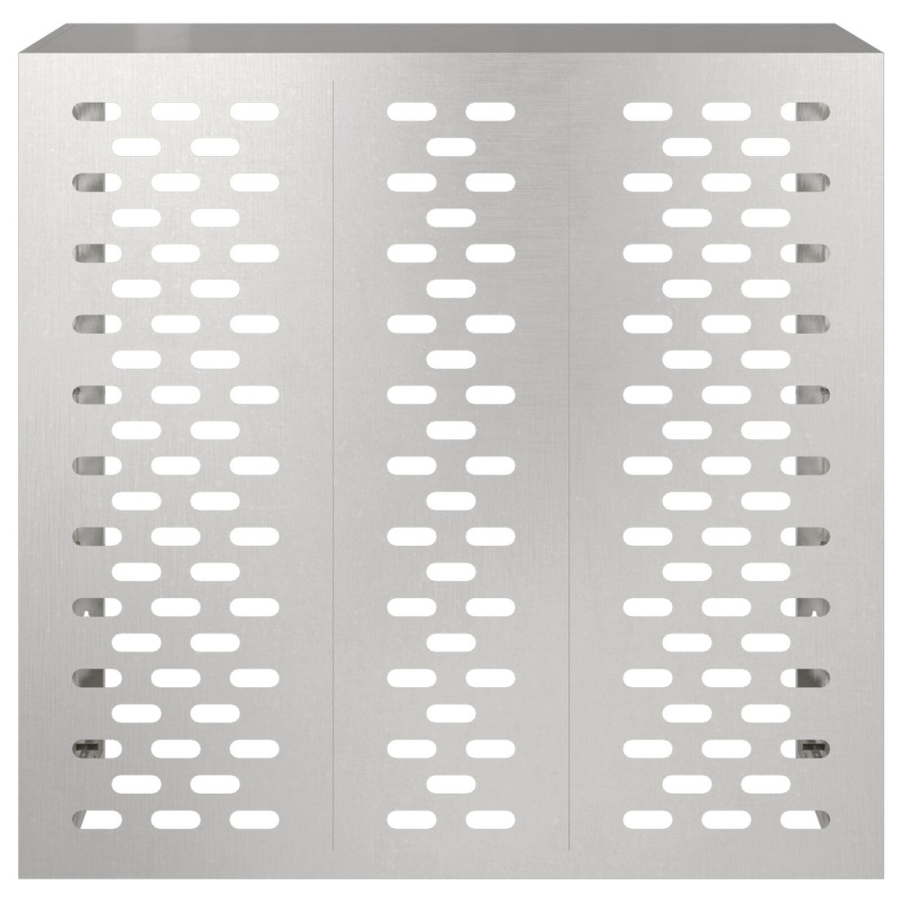 Produktbild för Täckning för Luftkonditionering Silver 110 x 50 x 105 cm
