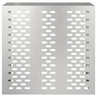 Produktbild för Täckning för Luftkonditionering Silver 110 x 50 x 105 cm