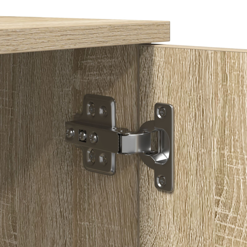 Produktbild för Förvaringsskåp 2 pcs Sonoma-ek 118 x 41 x 40 cm Konstruerat trä