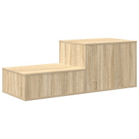Produktbild för Förvaringsskåp 2 pcs Sonoma-ek 118 x 41 x 40 cm Konstruerat trä