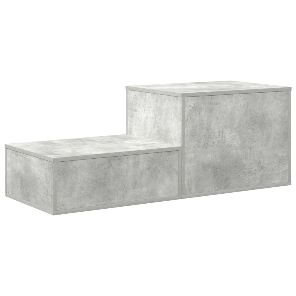 Produktbild för Förvaringsskåp 2 pcs Betonggrå 118 x 41 x 40 cm Konstruerat trä