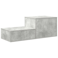 Produktbild för Förvaringsskåp 2 pcs Betonggrå 118 x 41 x 40 cm Konstruerat trä