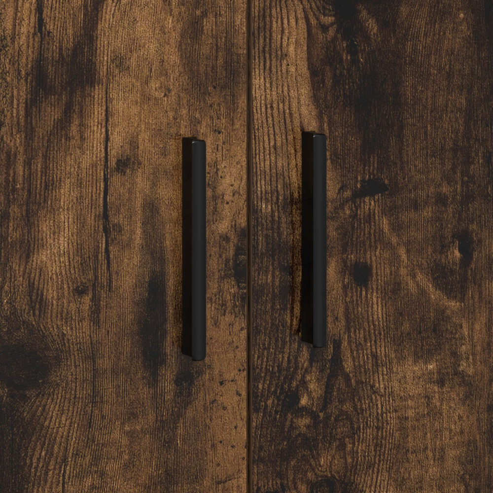 Produktbild för Förvaringsskåp 2 pcs Rökt ek 118 x 41 x 40 cm Konstruerat trä