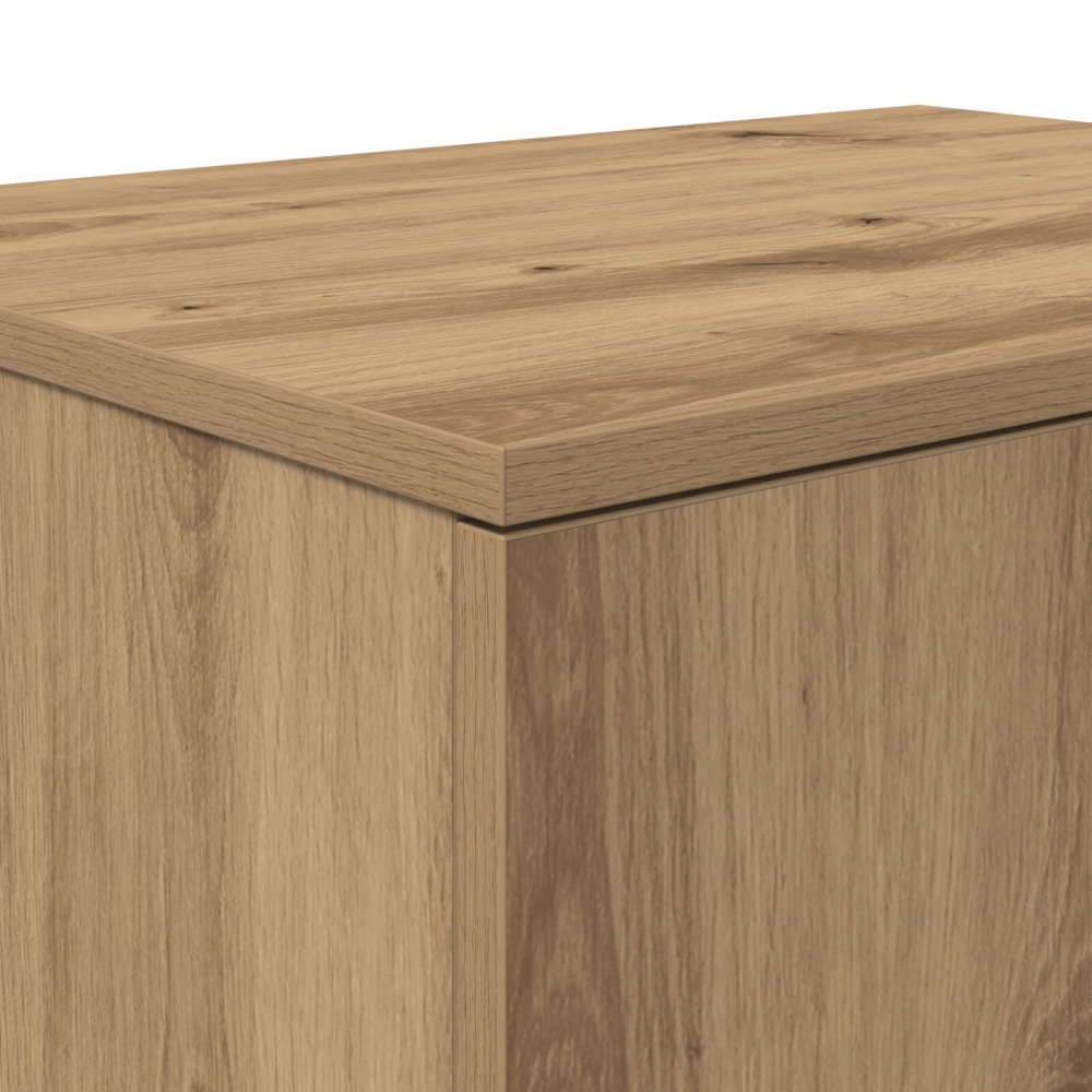 Produktbild för Förvaringsskåp 2 pcs Artisan Ek 118 x 41 x 40 cm