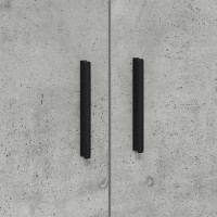 Produktbild för Förvaringsskåp 2 pcs Betonggrå 108 x 41 x 40 cm Konstruerat trä