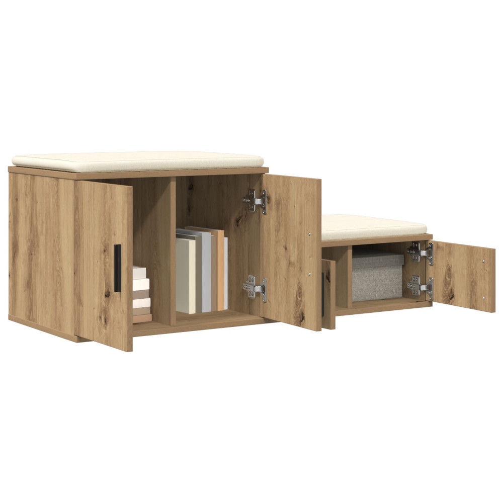 Produktbild för Förvaringsskåp 2 pcs Artisan Ek 108 x 41 x 40 cm