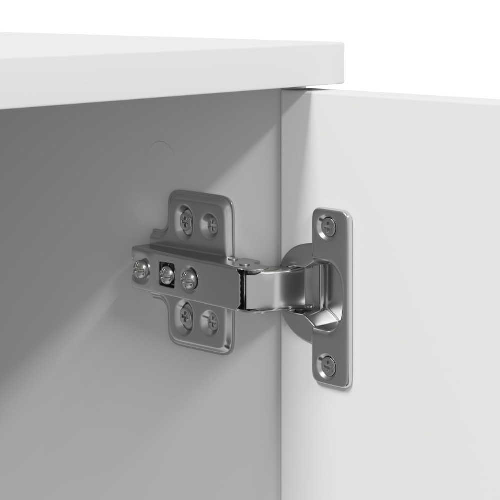 Produktbild för Förvaringsskåp 2 pcs Vit 103 x 41 x 40 cm Konstruerat trä