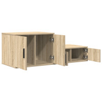 Produktbild för Förvaringsskåp 2 pcs Sonoma-ek 103 x 41 x 40 cm Konstruerat trä