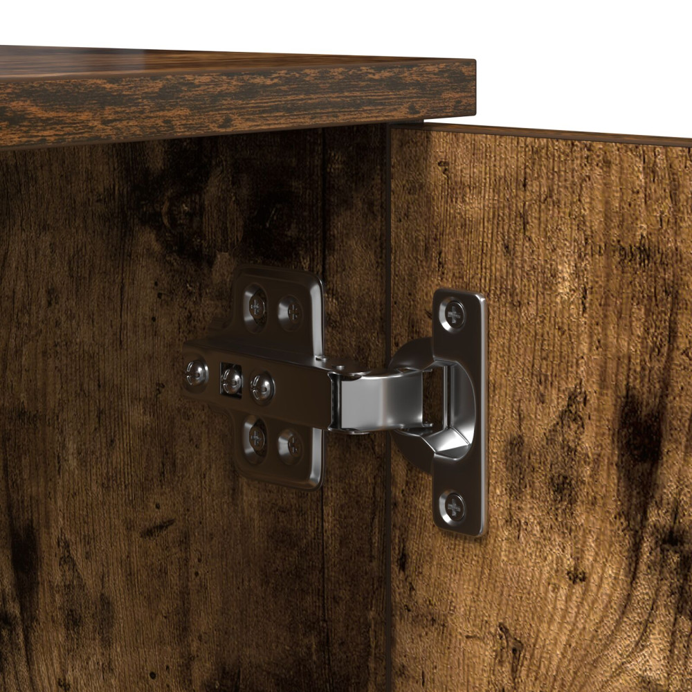 Produktbild för Förvaringsskåp 2 pcs Rökt ek 103 x 41 x 40 cm Konstruerat trä