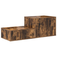 Produktbild för Förvaringsskåp 2 pcs Rökt ek 103 x 41 x 40 cm Konstruerat trä