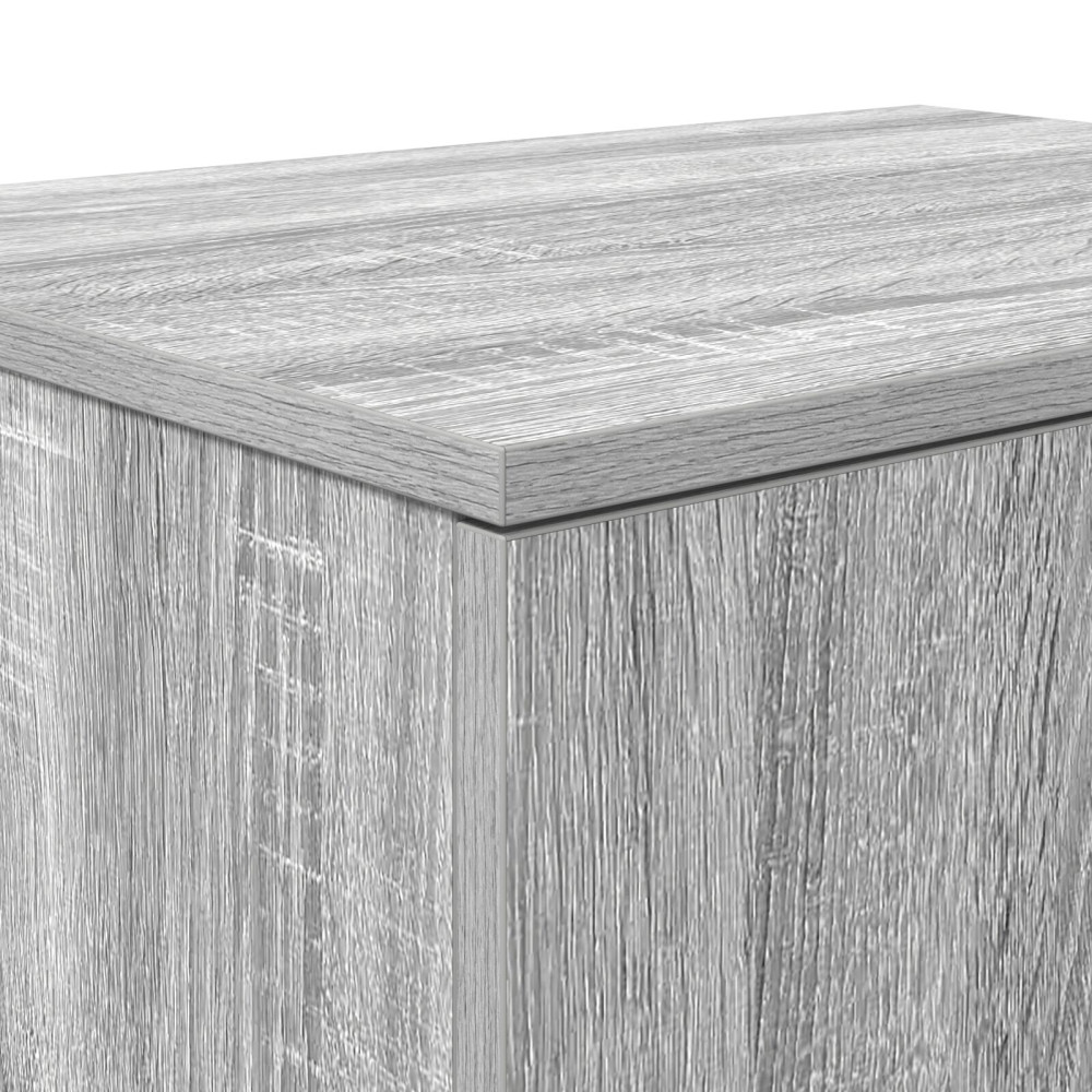 Produktbild för Förvaringsskåp 2 pcs Grå Sonoma 103 x 41 x 40 cm