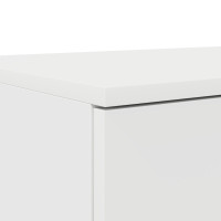 Produktbild för Sänglådor med låda Vit 100 x 36,5 x 16,5 cm Konstruerat trä