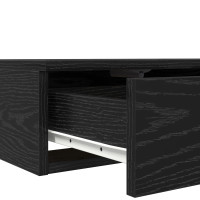 Produktbild för Sänglådor Svart Ek 100 x 36,5 x 16,5 cm Konstruerat trä